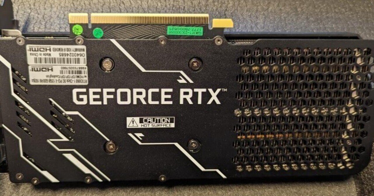 RTX3060 12GBモデル　ジャンク（映像出力不安定） RTX3060 12GBモデルジャンク（映像出力不安定）