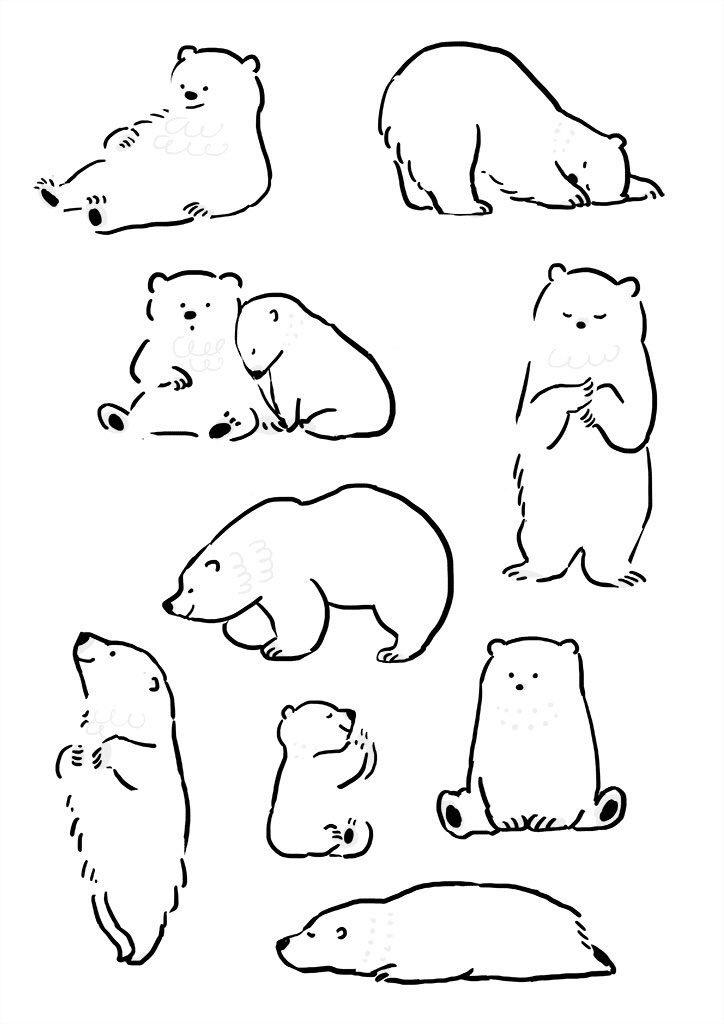 しろくまさん ももろ Illustrator 絵本 Note しろくまさん ももろ Illustrator 絵本 Note