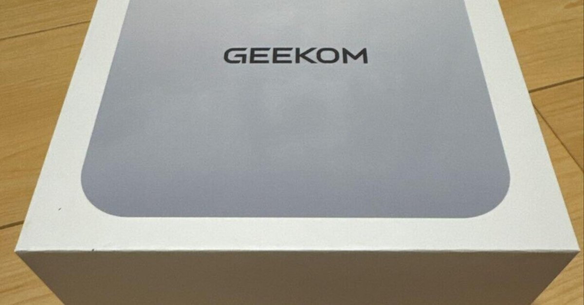 本日見つけた意外なレアモン!】GEEKOM A6 SSD1TB RAM32GB