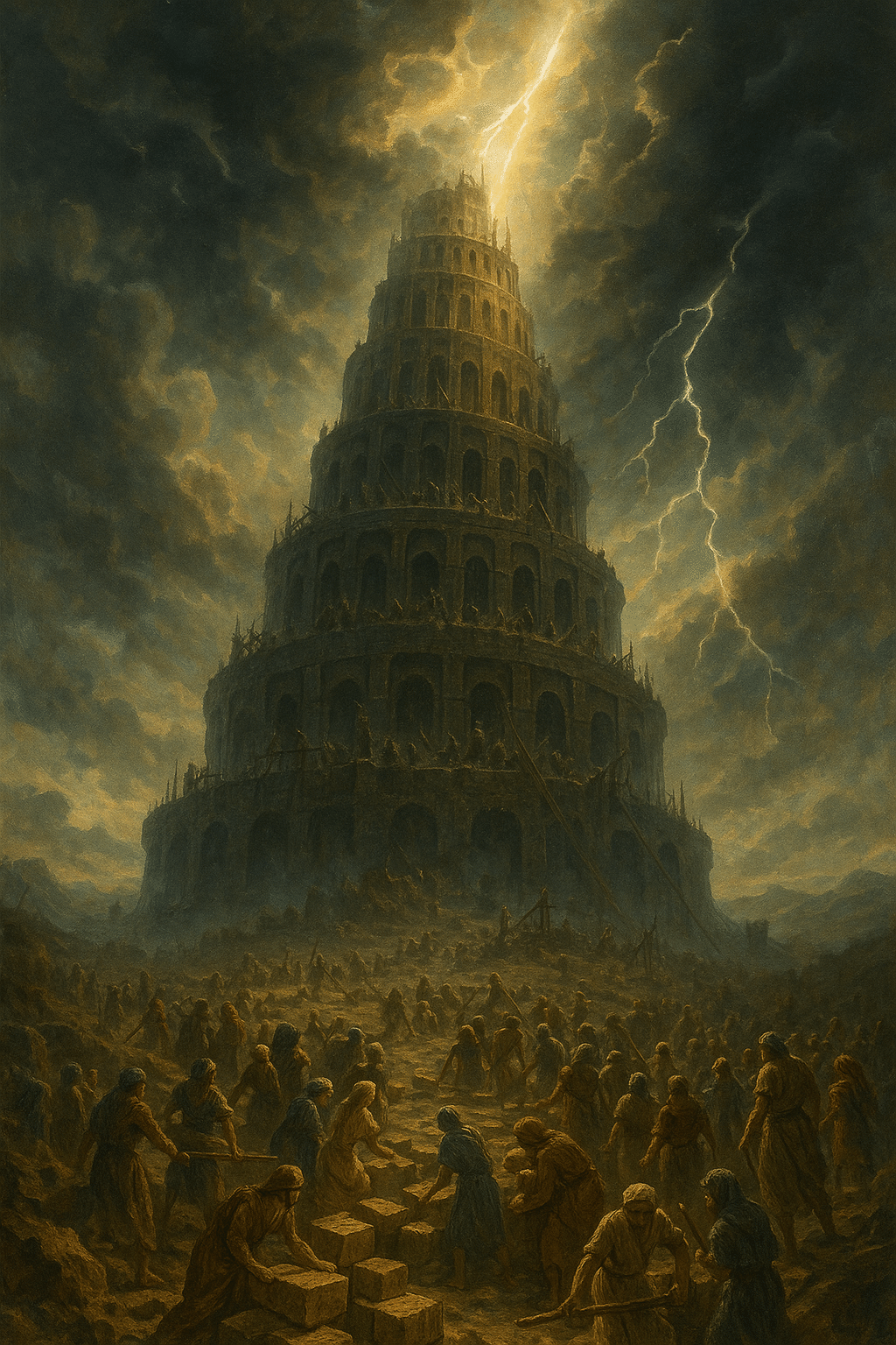 バベルの塔　フォトカ 📕バベルの塔🗼｜“欲望と狂気”を積み上げて崩れた人類の物語