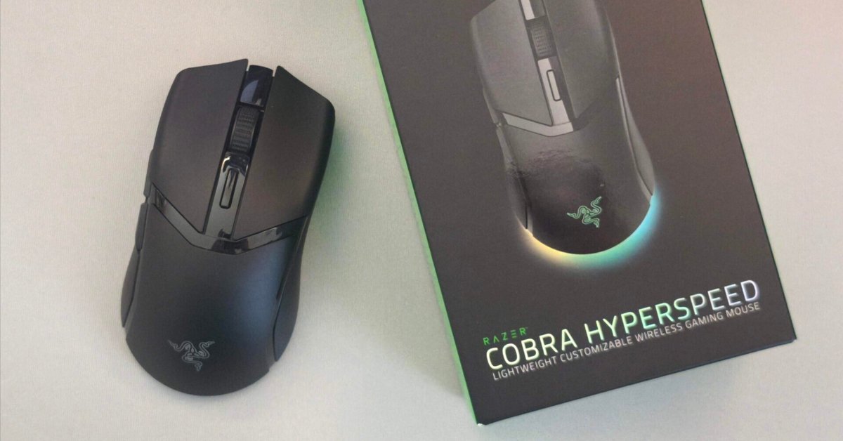 マウス・トラックボール razer cobra hyperspeed Razer Cobra HyperSpeed: Lightweight Customizable Wireless
