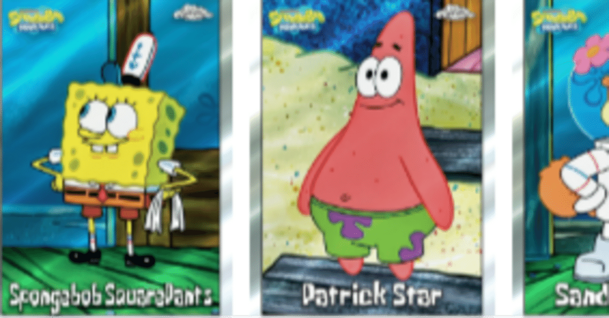 Topps Chrome SpongeBobトレーディングカード 12枚セット 2025 Topps Chrome SpongeBob - VALUE