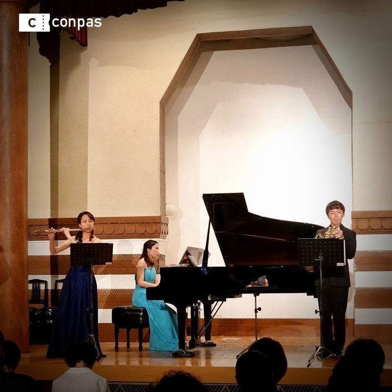 若手演奏家によるフルート ホルン ピアノの Trio Concert 19 9 12 コンパス コンサートのサブスク Note