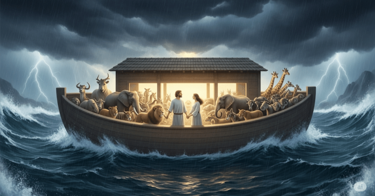 聖書を読む』創世記 第七章 ― 箱舟に入る日｜シナモロール