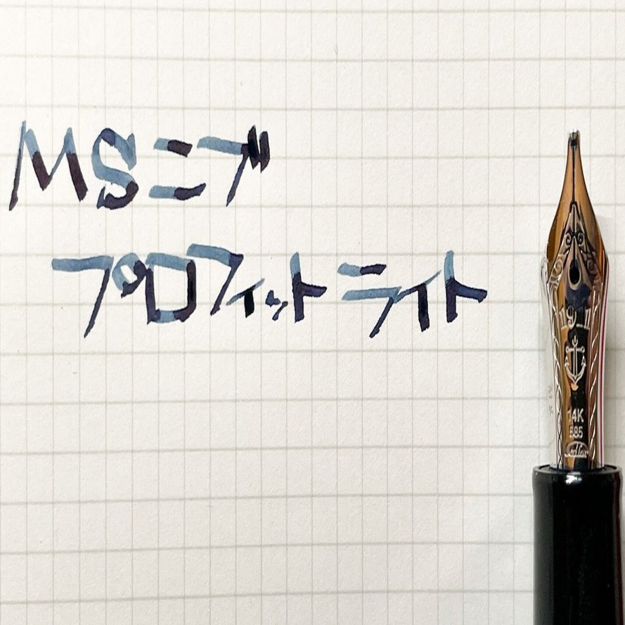 3行日記（2025年8月30日）ようやく使い始めたミュージックニブな万年筆