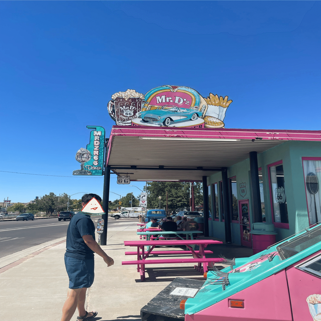 2023年9月アメリカ横断の旅DAY13-3-ルート66博物館＆アメリカン