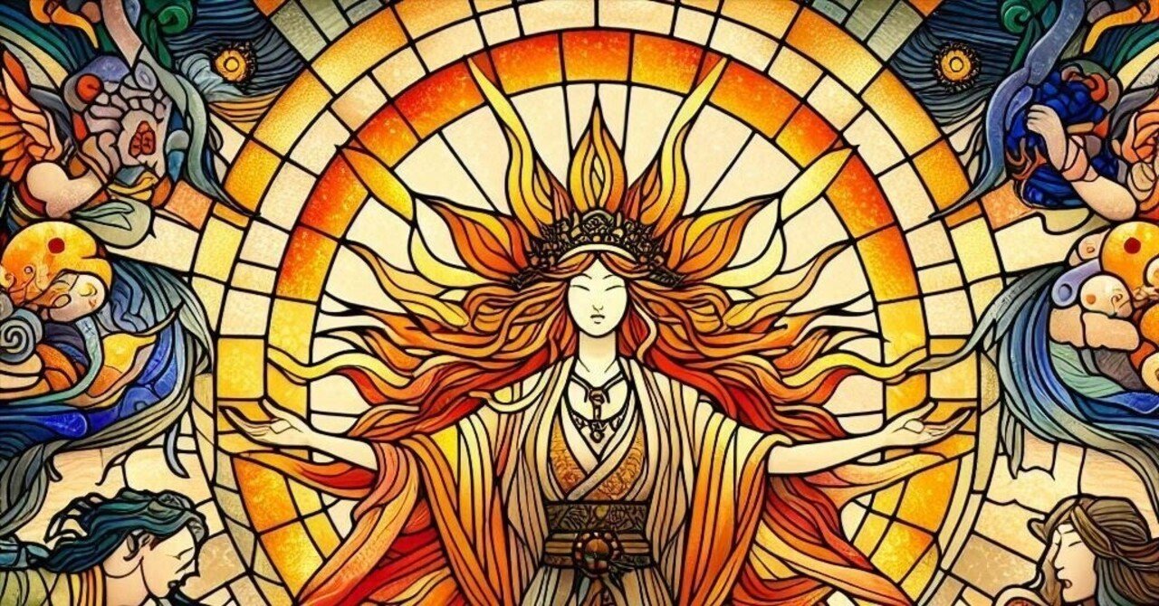 note de art】アメノミナカヌシ様、内なる宇宙の中心と繋がる光