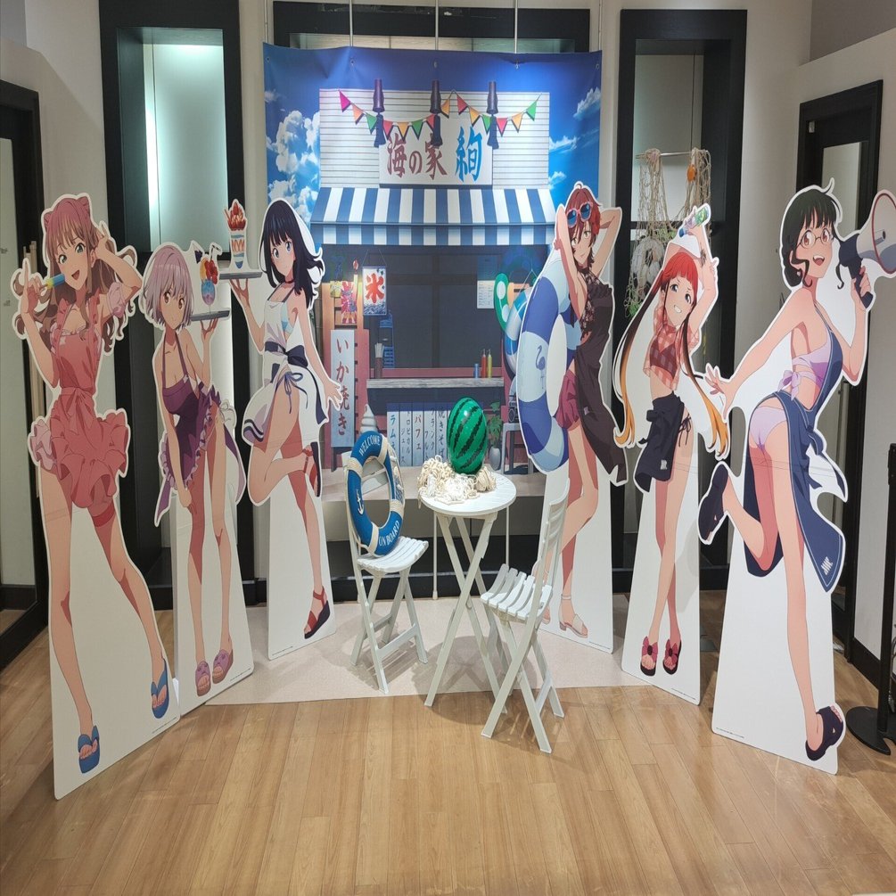 グリッドマンユニバース 海の家 マルイ アクリルスタンド 6体セット グリッドマンユニバース 海の家 マルイ アクリルスタンド 6体セット