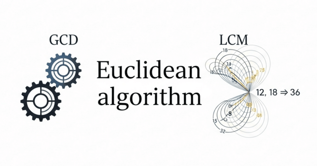 047]最大公約数・最小公倍数の深い世界～ユークリッドの互除法から互いに素まで～｜いっし