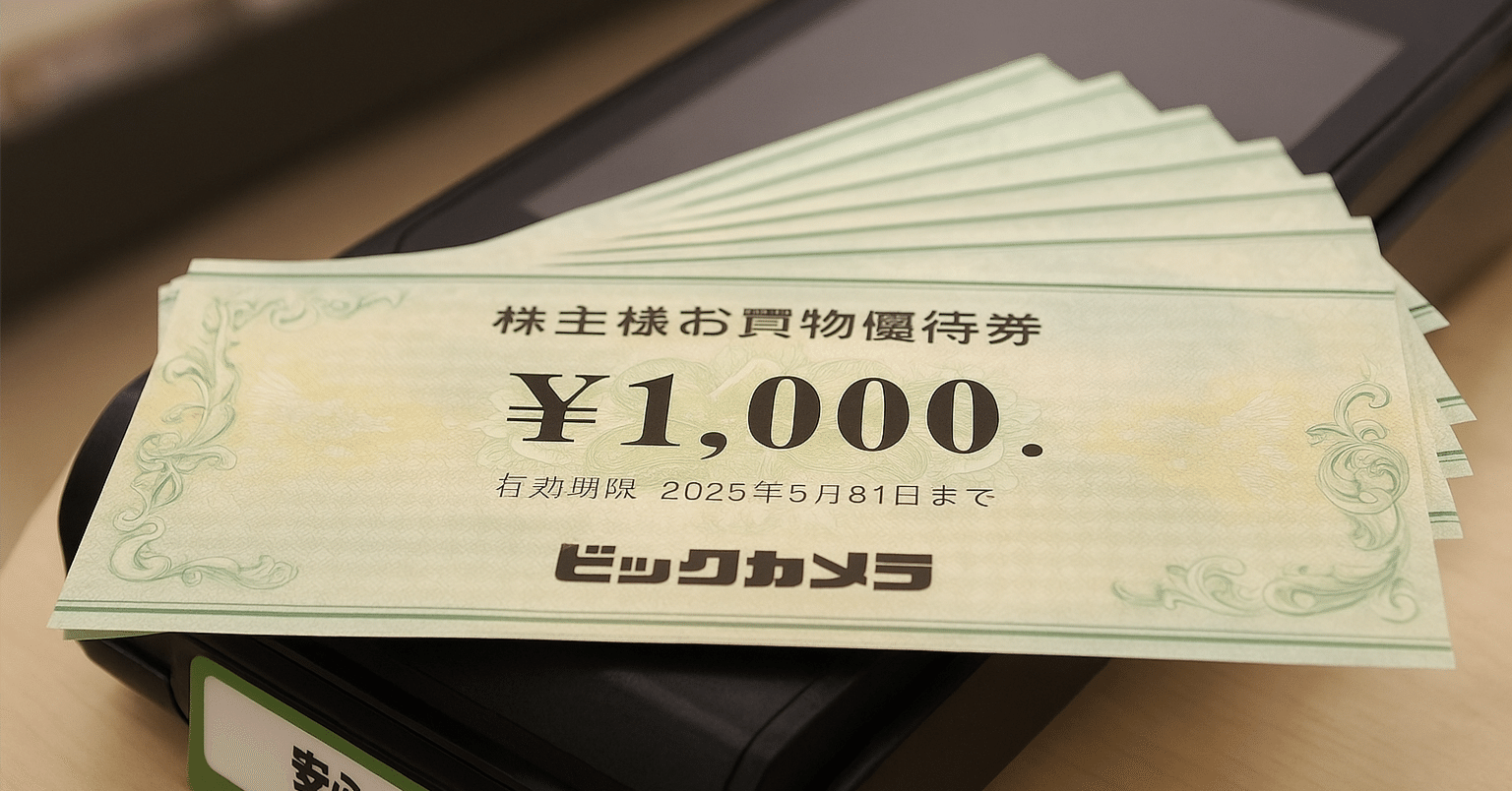 ビックカメラ 株主お買い物優待券 8000円分