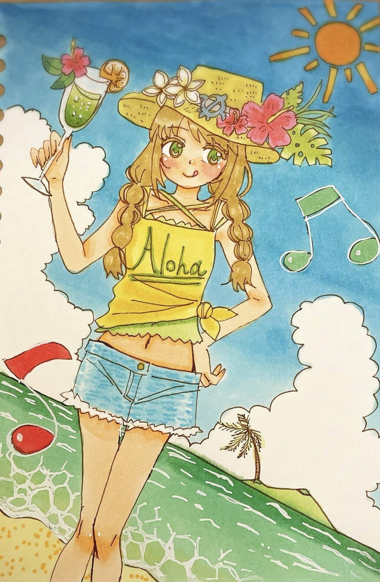 8月以内に塗りたかった線画！！｜星松錦