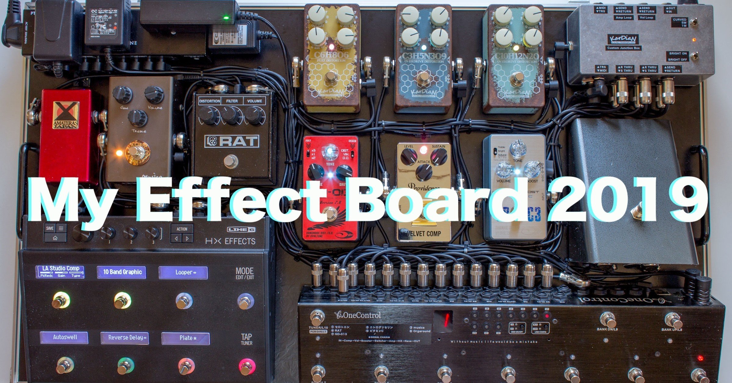 My Effect Board 2019|シンイチロー My Effect Board 2019|シンイチロー