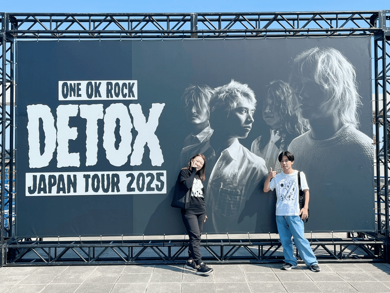 One OK Rock Detox Japan Tour 2025 Line Up Flag T-shirts, hoodie