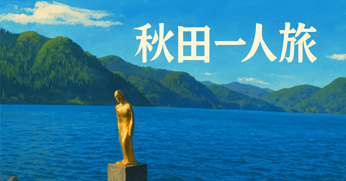 202507 秋田 男鹿半島～田沢湖 一人旅 2日目②｜じょみん