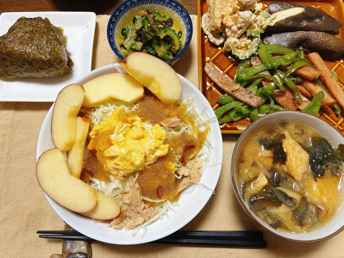 朝食記録】8月最終週です。残暑が厳しい‼️朝ごはん。8月25日（月