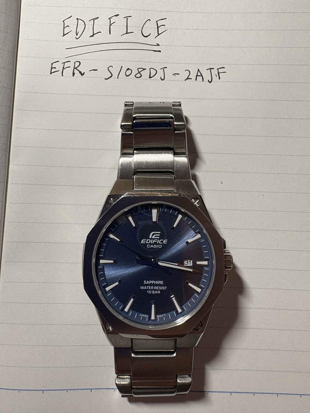 342blog~趣味~腕時計編2 EFR-S108DJ-2AJF｜342