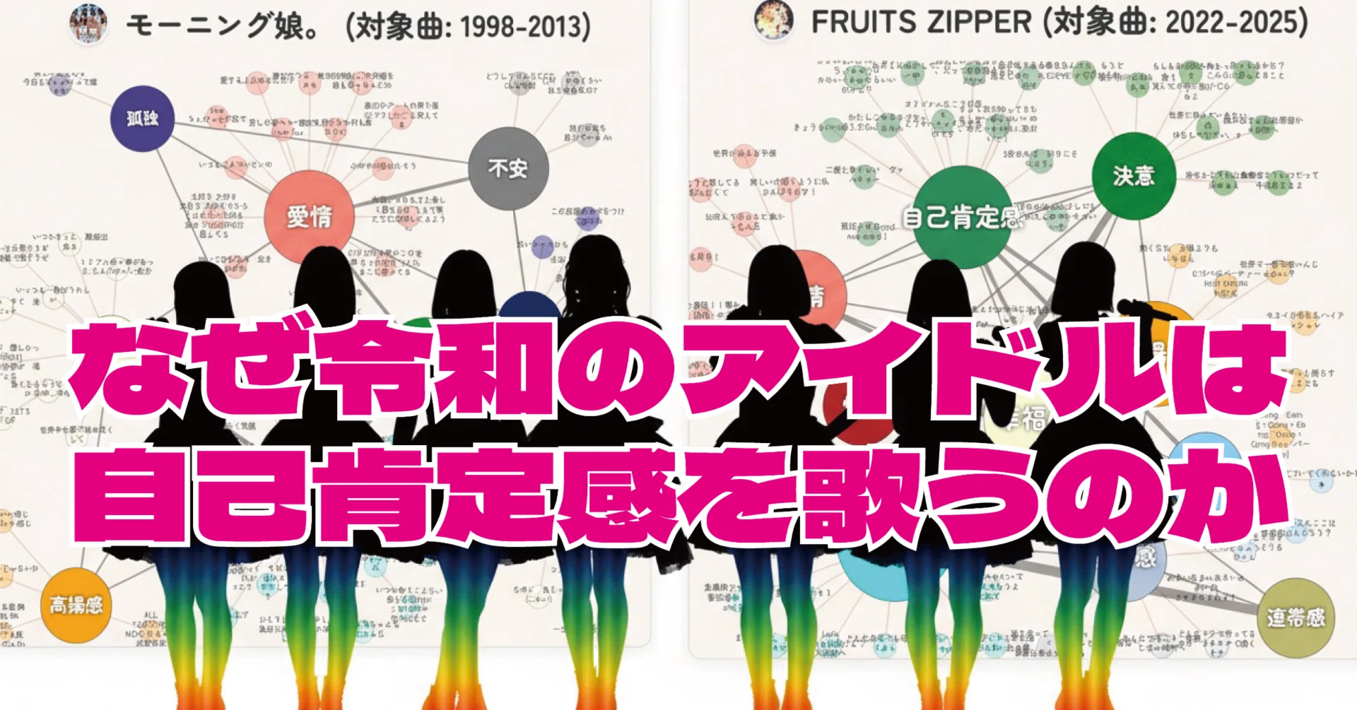 なぜ令和のアイドルは「自己肯定感」を歌うのか：歌詞データ分析から