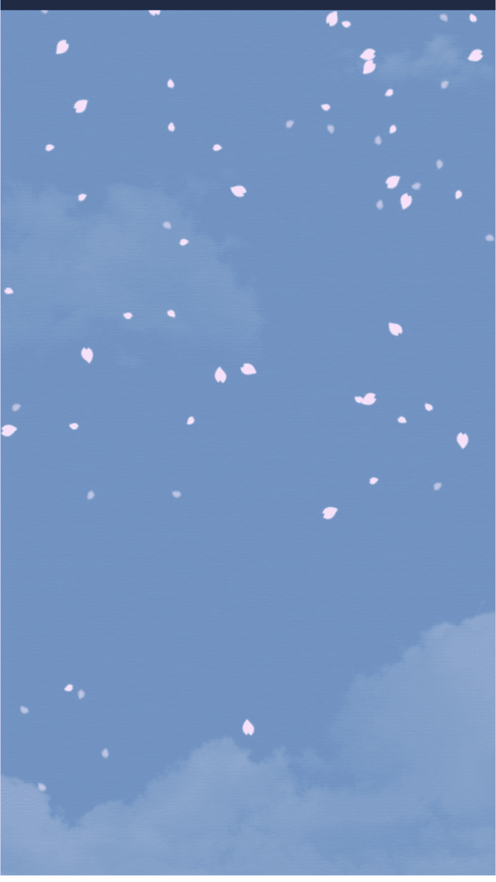 Lineで桜吹雪 三流ニート Note