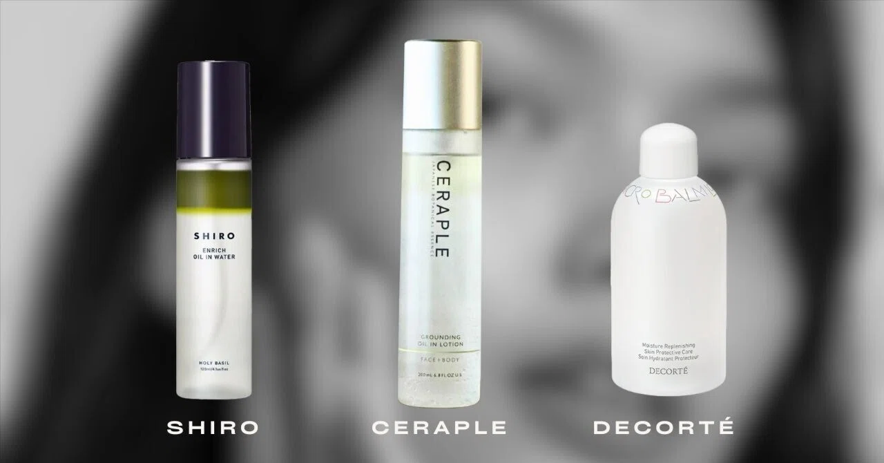 オイルイン化粧水3種を徹底比較｜shiro・CERAPLE・コスメデコルテ｜the 