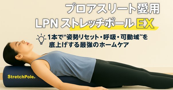 【LPN社正規品】ストレッチポールStretchPole 筋膜ローラー ネイビー ストレッチポールMX(ネイビー)株式会社LPN : ストレッチポール