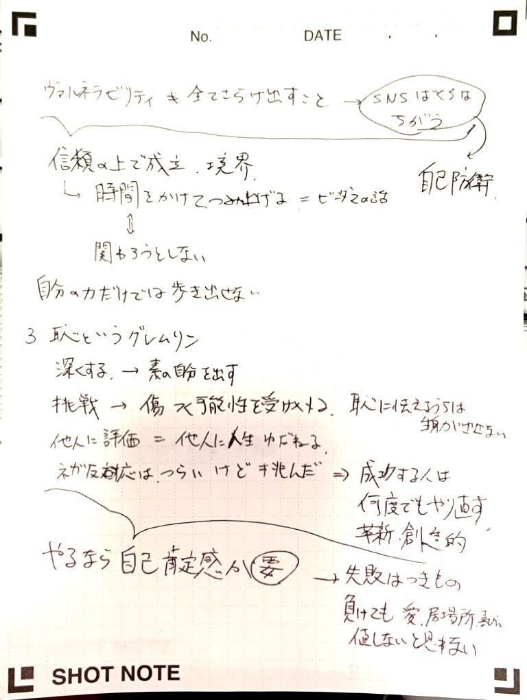 読書 本当の勇気は 弱さ を認めること Chan C Hanagumi Note