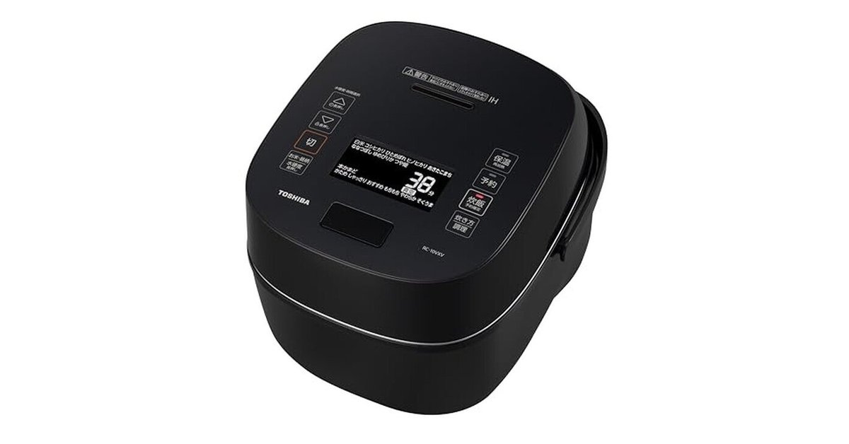 TOSHIBA RC-10VXV K ブラック 炊飯器 RC-10VXV／RC-18VXV | ジャー炊飯器 | 東芝ライフスタイル株式