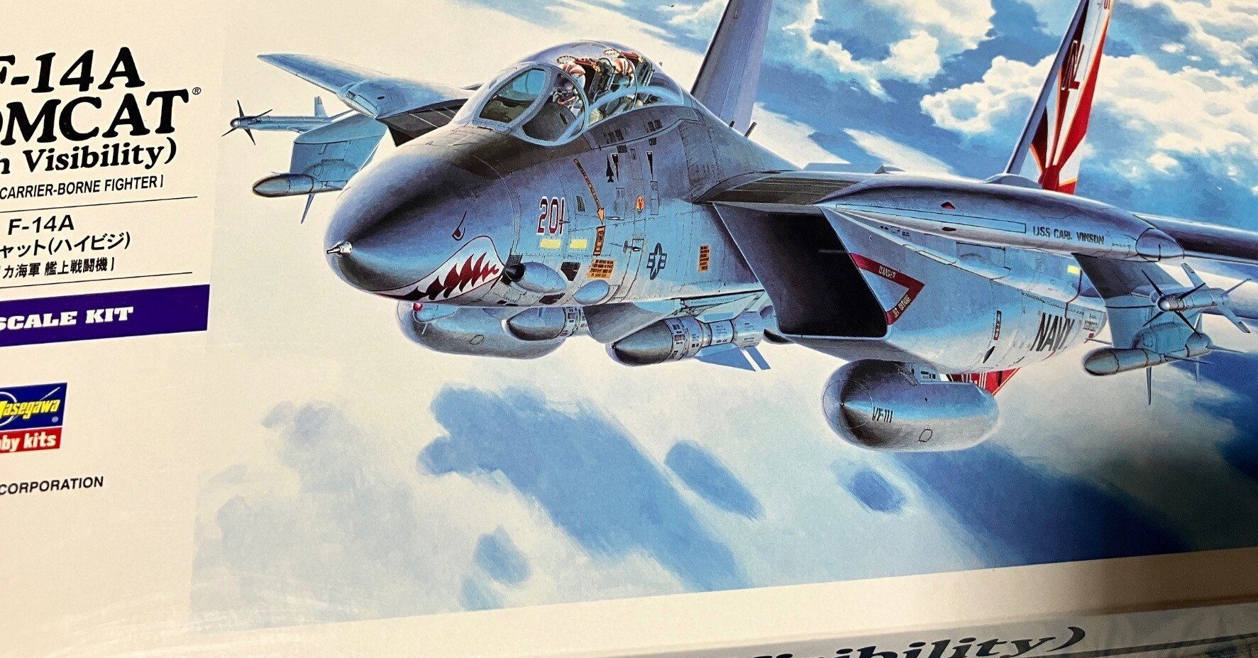 ハセガワ 1/72F14A トムキャット作ってます｜ダチョウ