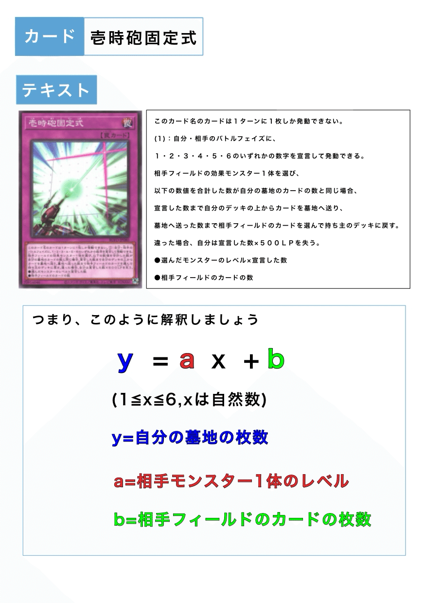 遊戯王】ラドリーと学ぶ壱時砲固定式｜アックイ