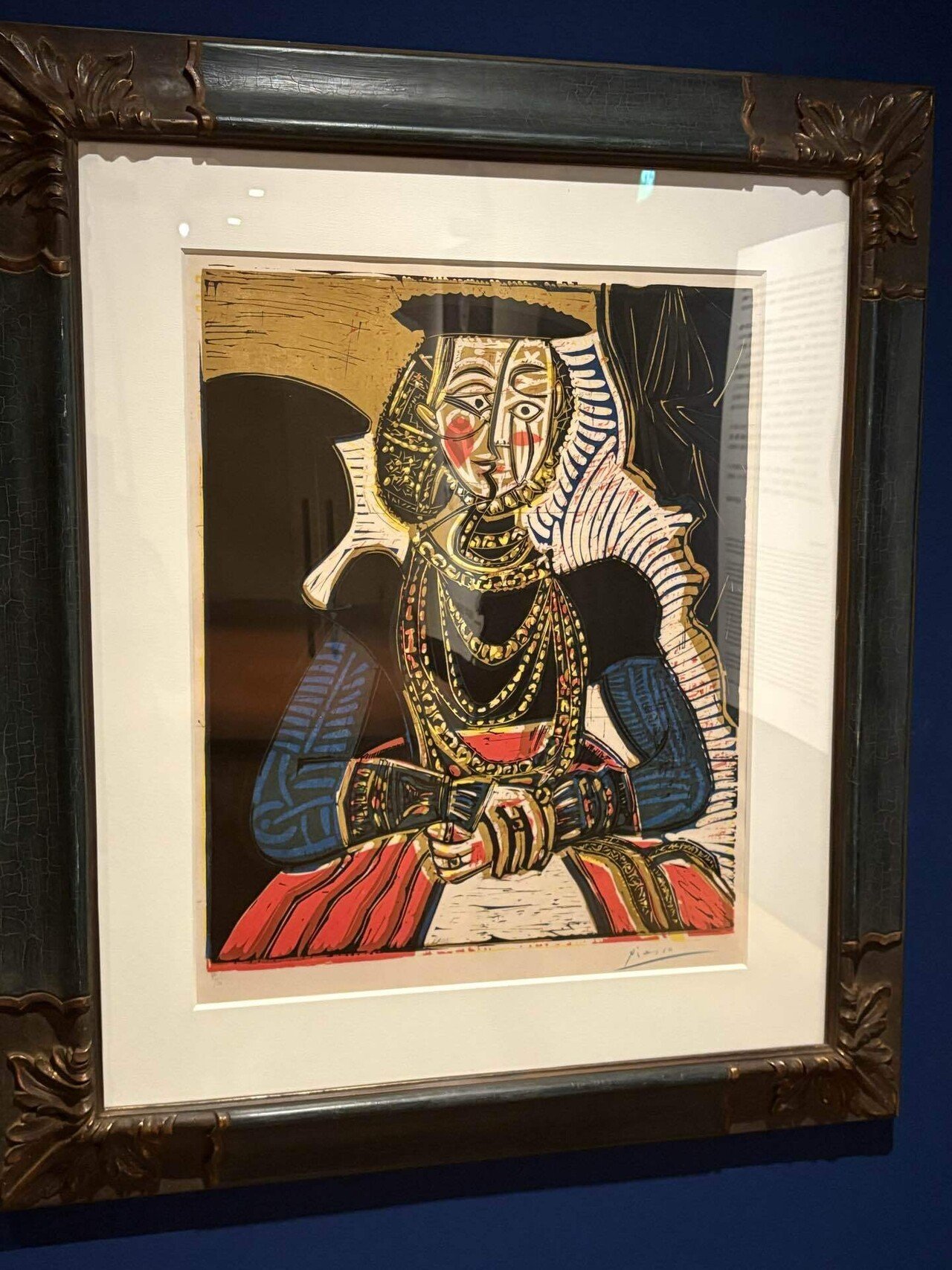 2193様感謝‼️ピカソ『女性像』新古典主義時代工芸印刷　額装品F10号 ピカソの人物画展＠国立西洋美術館｜わら(Daisuke Fujiwara)