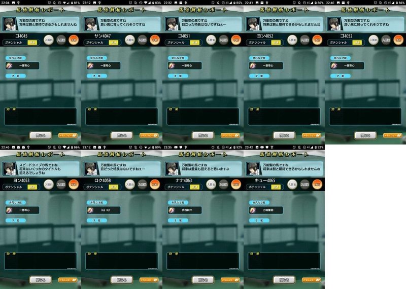 母父父非凡種の場合の〆の非凡継承率のデータ 罷業牧場 ダビマス Note