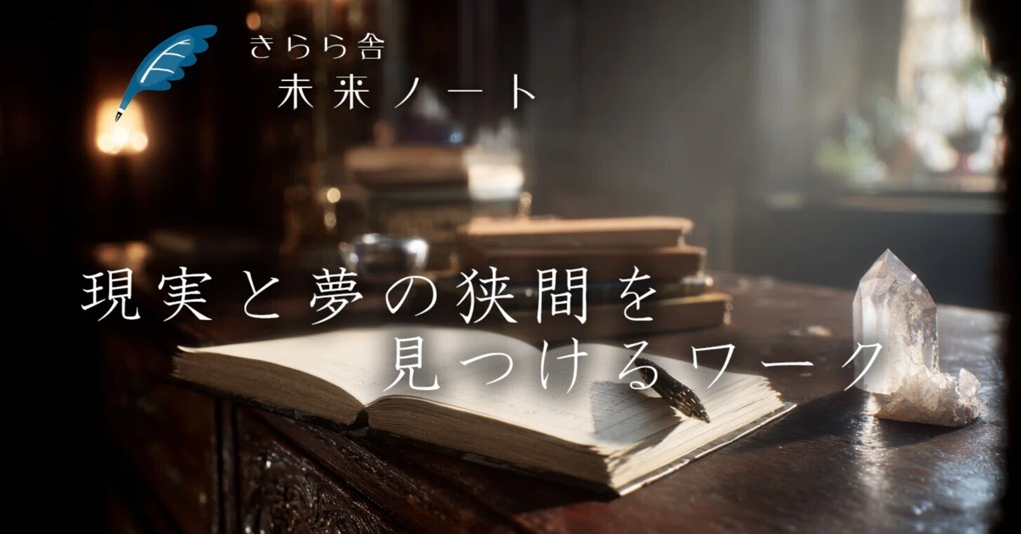 現実と夢の狭間をみつけるワーク｜さとうかよこ（きらら舎）