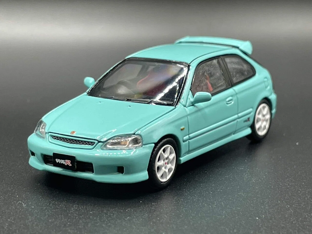 モデルワン]1/64 ホンダ シビック タイプR EK9 ティファニーブルー