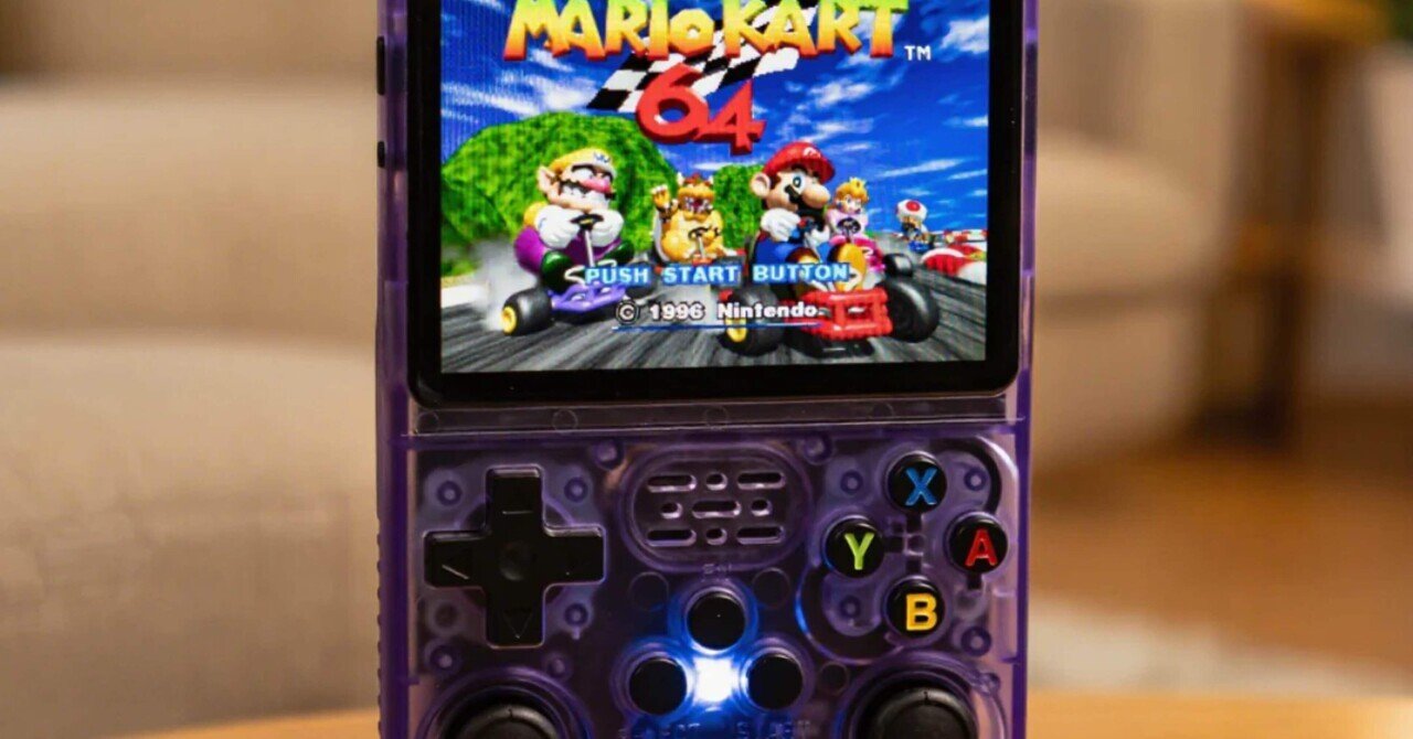 即日発送★ゲームデータなし★MuOS導入★新品★RG35XX H クリアパープル Anbernic rg35xx h muos banana 導入 クリアパープル - メルカリ