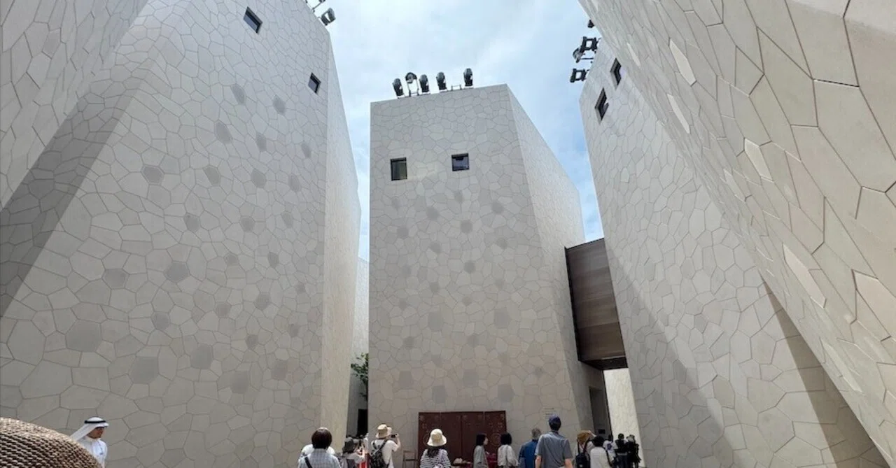 【出品10/19まで】大阪万博　サウジアラビア館　風景小物入れ 万博サウジアラビア館は建築デザインがめちゃ好みだった！｜ぱや