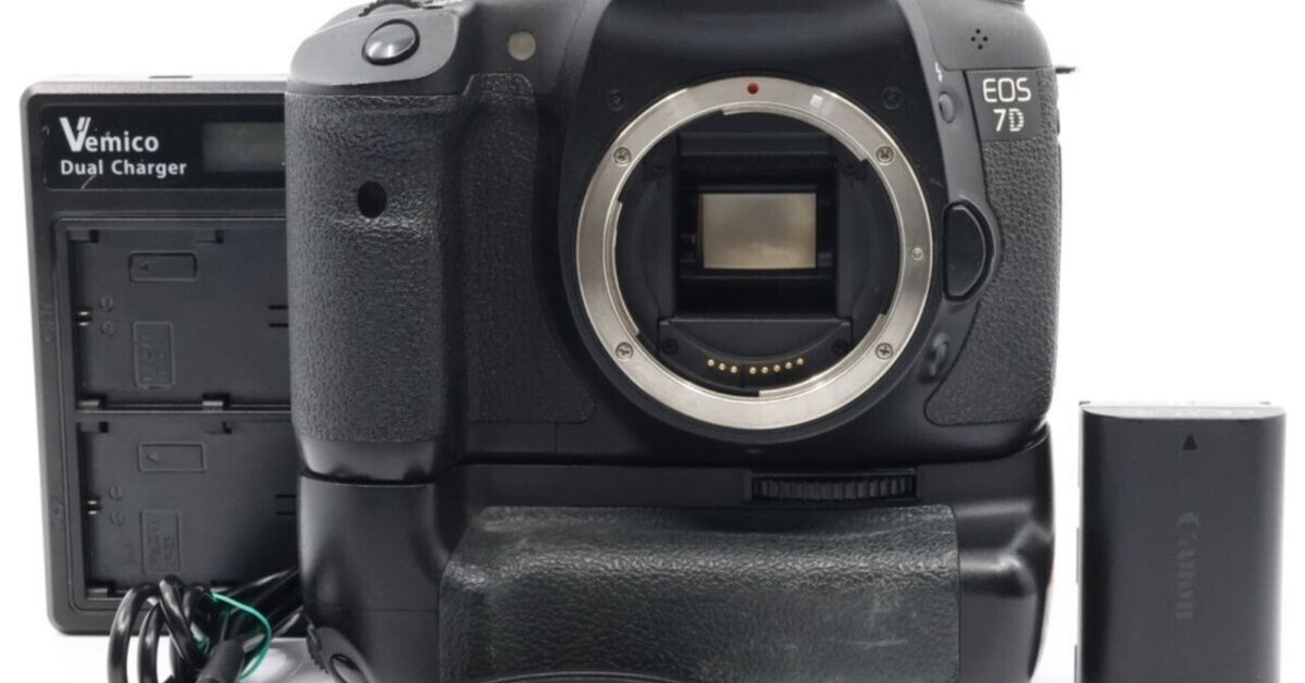 2025/09/01入荷｜Canon EOS 7D ボディ + バッテリーグリップ｜高