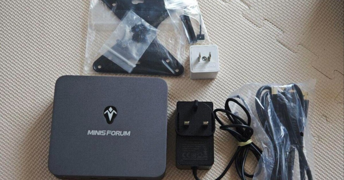 MINIS FORUM ミニPC ブラック 本体と付属品 公式サイト】MINISFORUM（ミニスフォーラム）｜高性能AIミニPC