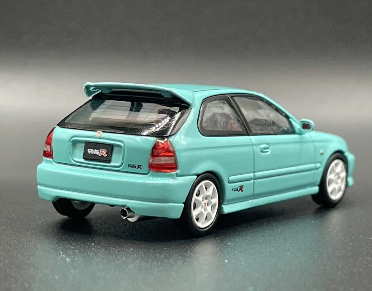 モデルワン]1/64 ホンダ シビック タイプR EK9 ティファニーブルー