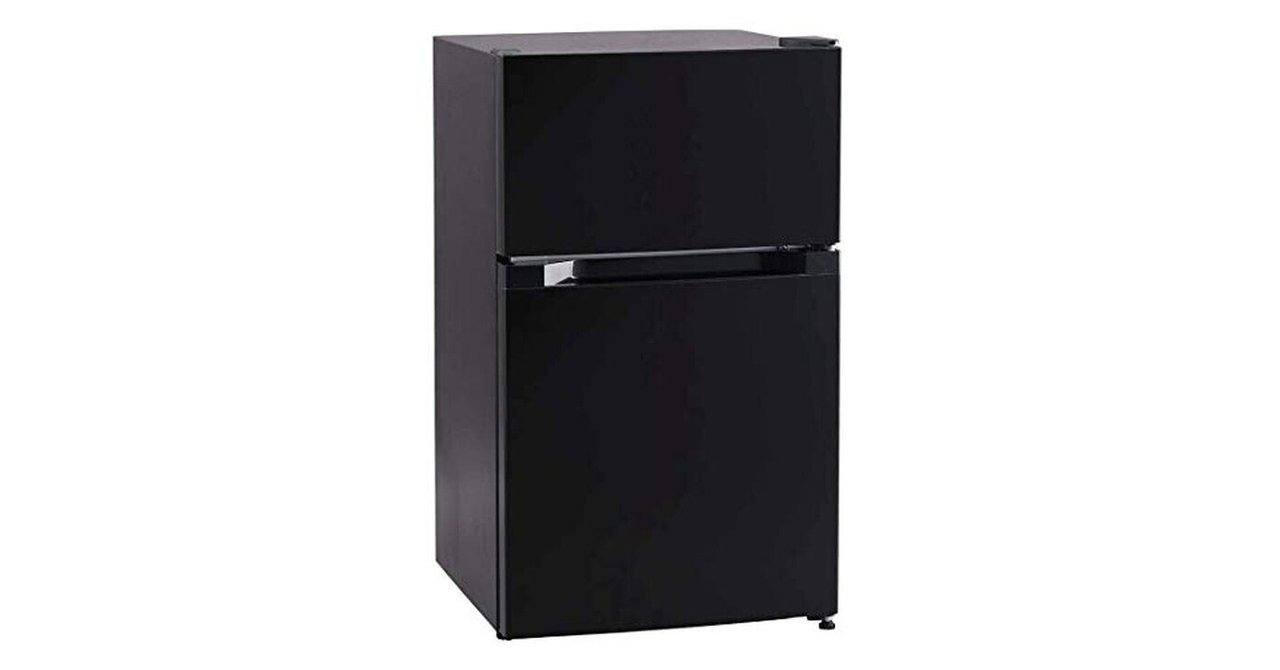 アイリスプラザ 冷蔵庫 87L ブラック 幅47cm PRC-B092D-B 直冷式