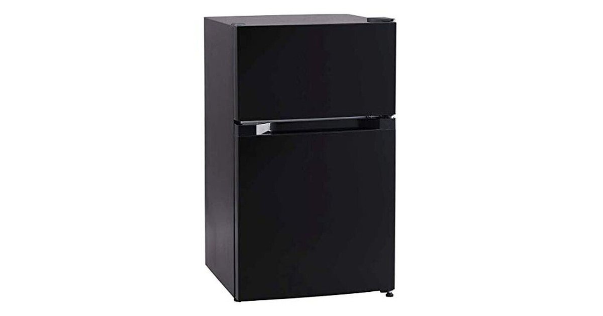 アイリスプラザ 冷蔵庫 87L ブラック 幅47cm PRC-B092D-B 直冷式