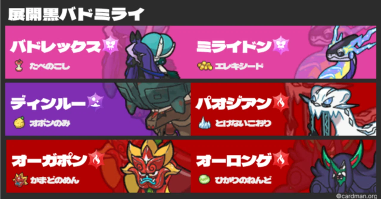 ポケモンSV S32 最終981位 R1832】展開黒バドミライ｜まろ太郎