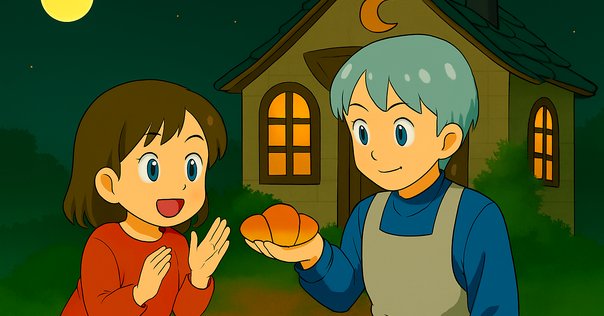 名作絵本『ふたつの たいようと ほしくずの パン』（118票）が