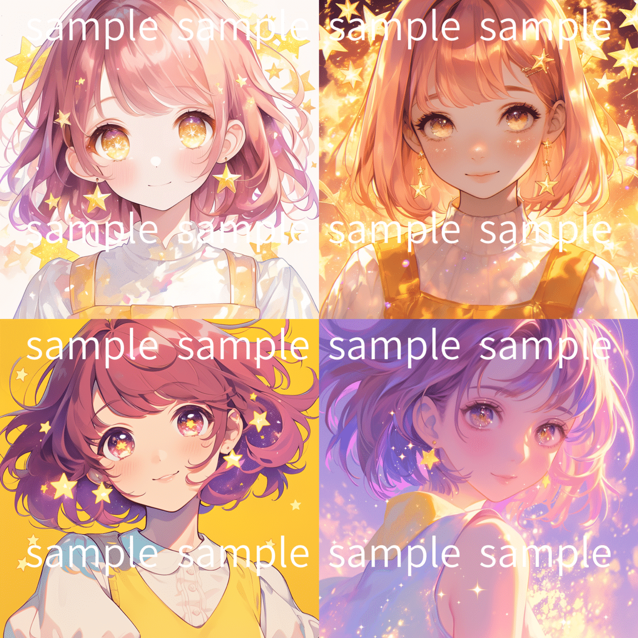 比較】niji journeyで最初に作成したイラストと最新作を並べてみた｜mimi