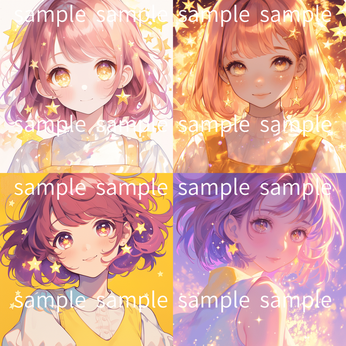 比較】niji journeyで最初に作成したイラストと最新作を並べてみた｜mimi