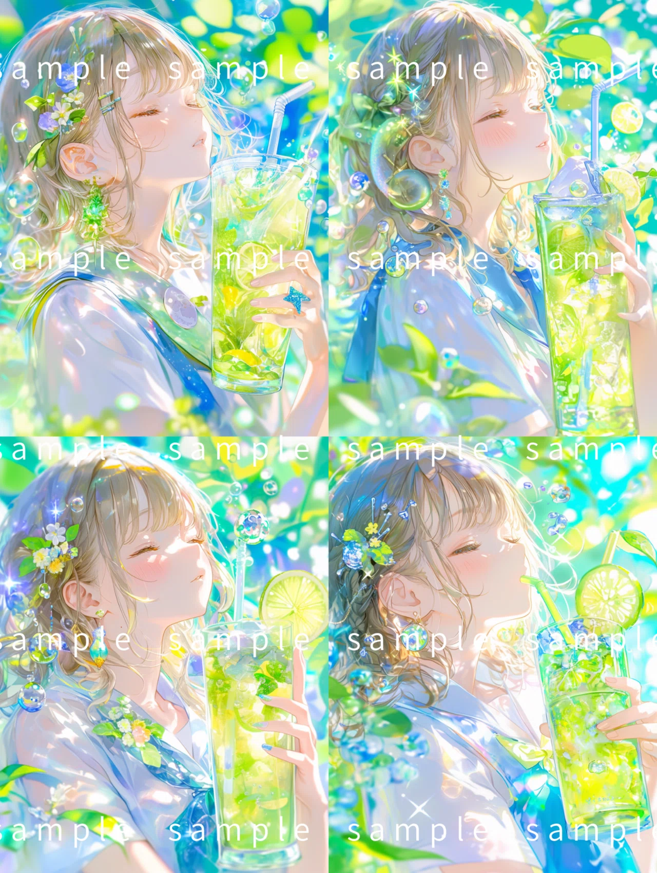 絵 beautiful journey 比較】niji journeyで最初に作成したイラストと最新作を並べてみた｜mimi