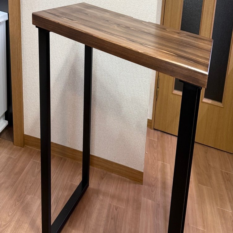 国産クルミ 無垢材 オイル仕上げ マルトクショップ デスク 天板 初めてのDIYでPCデスクを作成してみた記録｜rorosisya