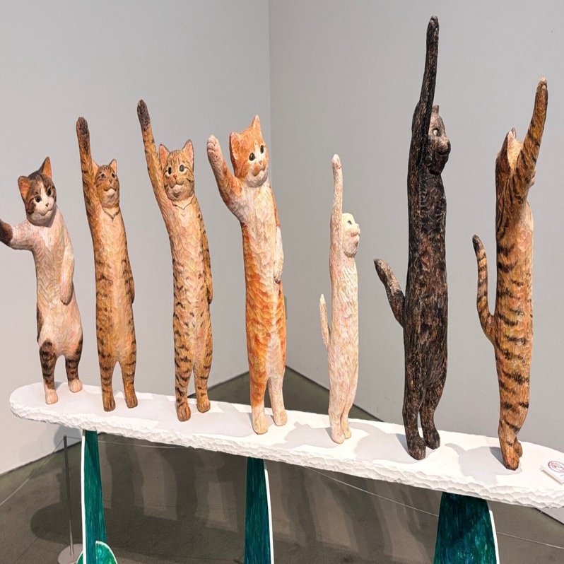 香川から岡山プチ旅「猫、牛窓ニテ」花房さくら木彫展で、あふれる