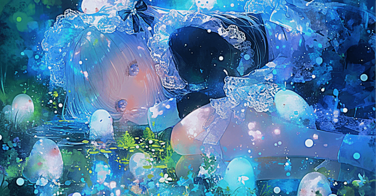 幻想帖】水彩の森 ― 涼風にひそむ夢｜スイ🎨sui_ai_drawing