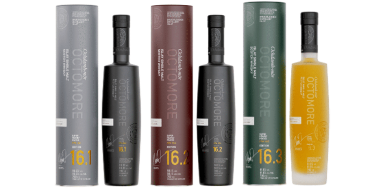 オクトモア 11.1 ブルックラディ蒸留所 未開封新品 スーパーへビリーピーテッドなアイラシングルモルトウイスキー