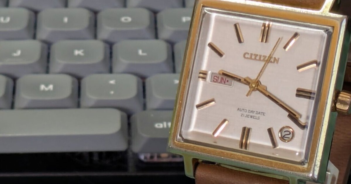 No.088 | Citizen | 4-520602-Y | 分解が億劫になってしまう時計