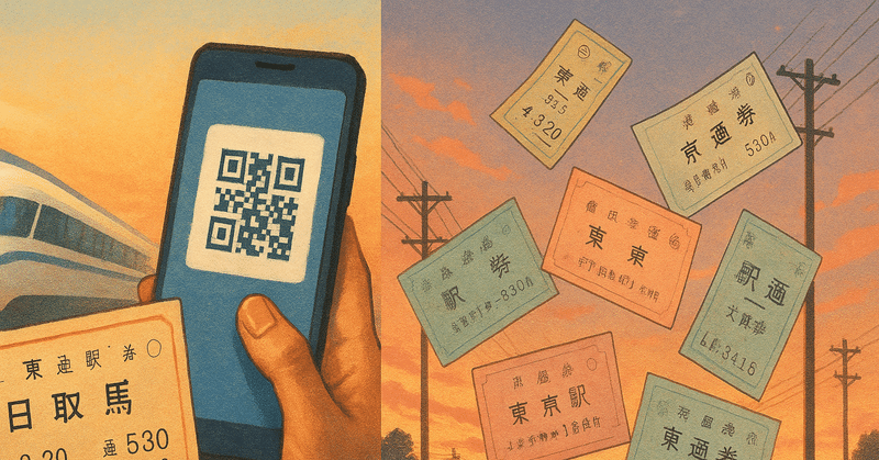 紙きっぷ廃止で問う未来、JRは往復乗車券を廃止へ